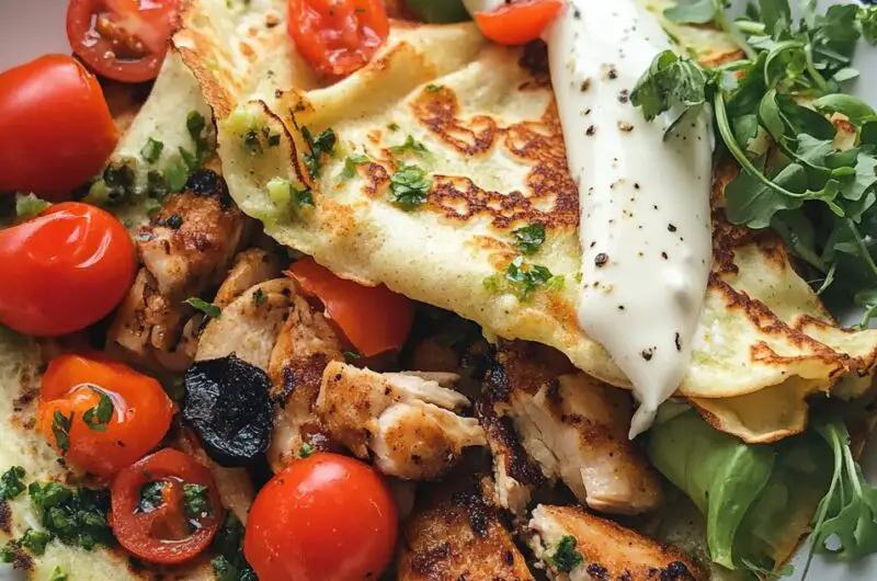 Chicken Crepe Riviera