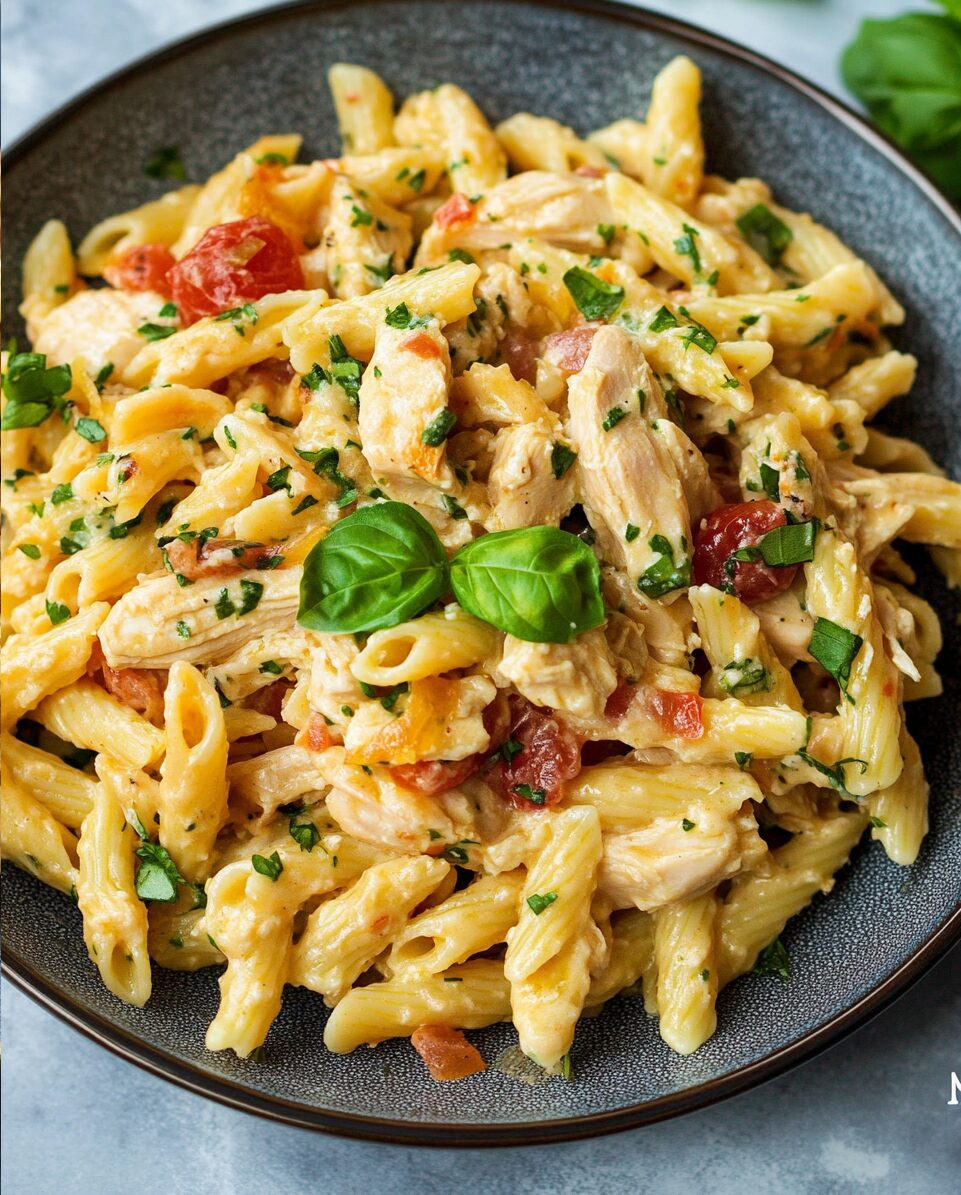 Rotisserie Chicken Pasta - Recipe Amelia