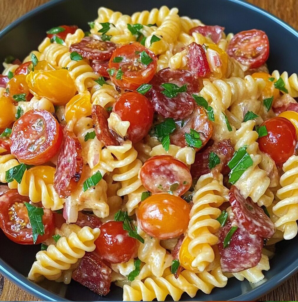 Bacon Tomato Pasta Salad