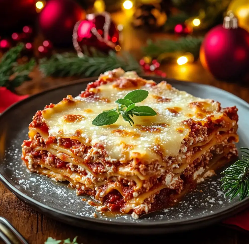 Christmas Lasagna