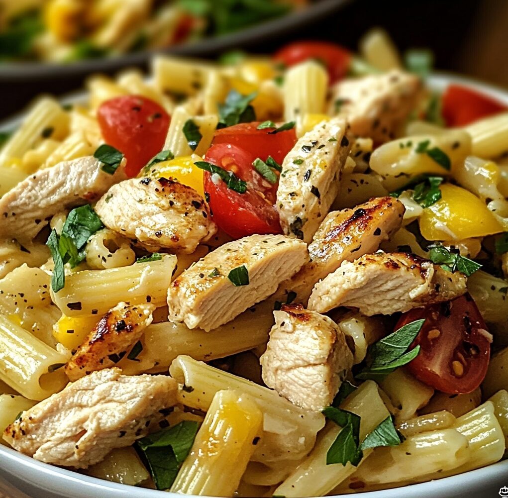 Lemon Chicken Pasta Salad