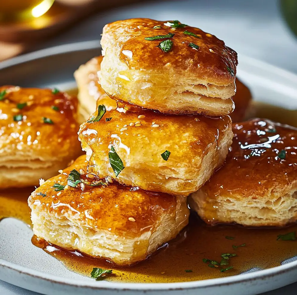 Hot Honey Chicken Biscuits