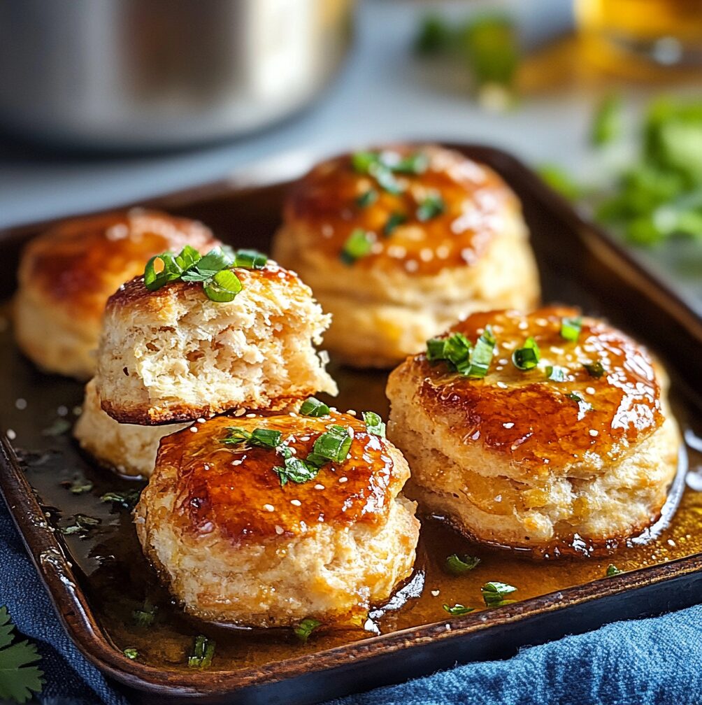 Hot Honey Chicken Biscuits