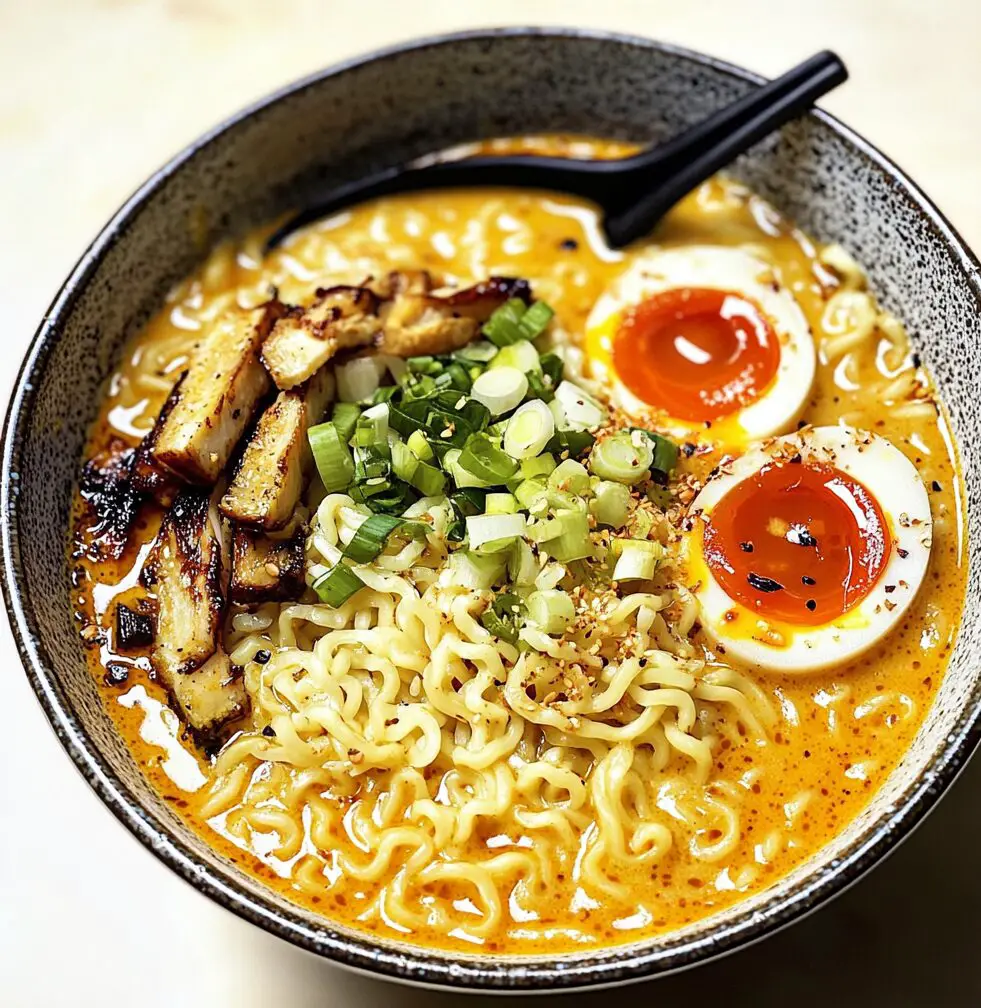 Spicy Coconut Curry Ramen