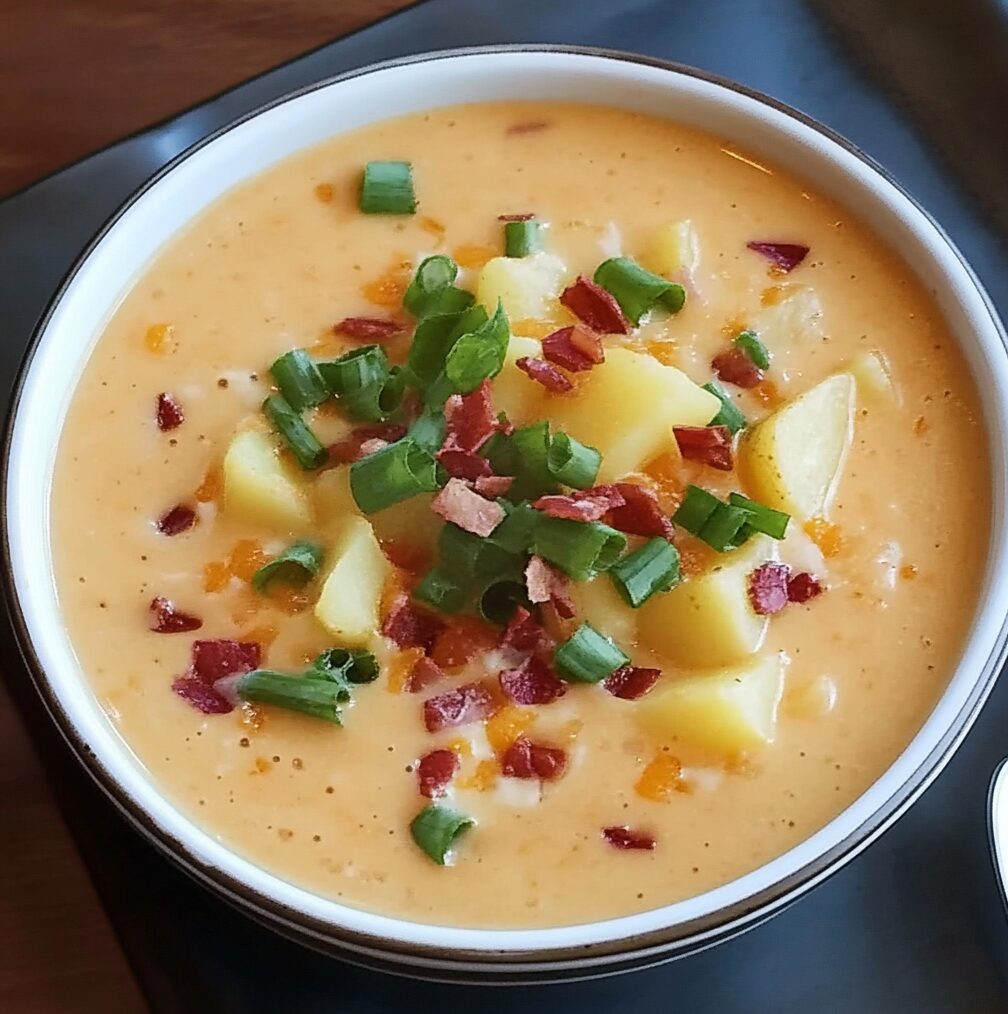 Loaded Beer Cheese Potato Soup