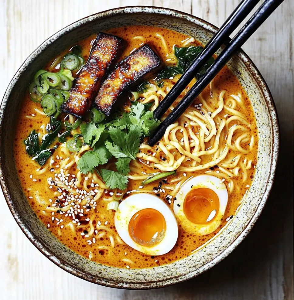 Spicy Coconut Curry Ramen