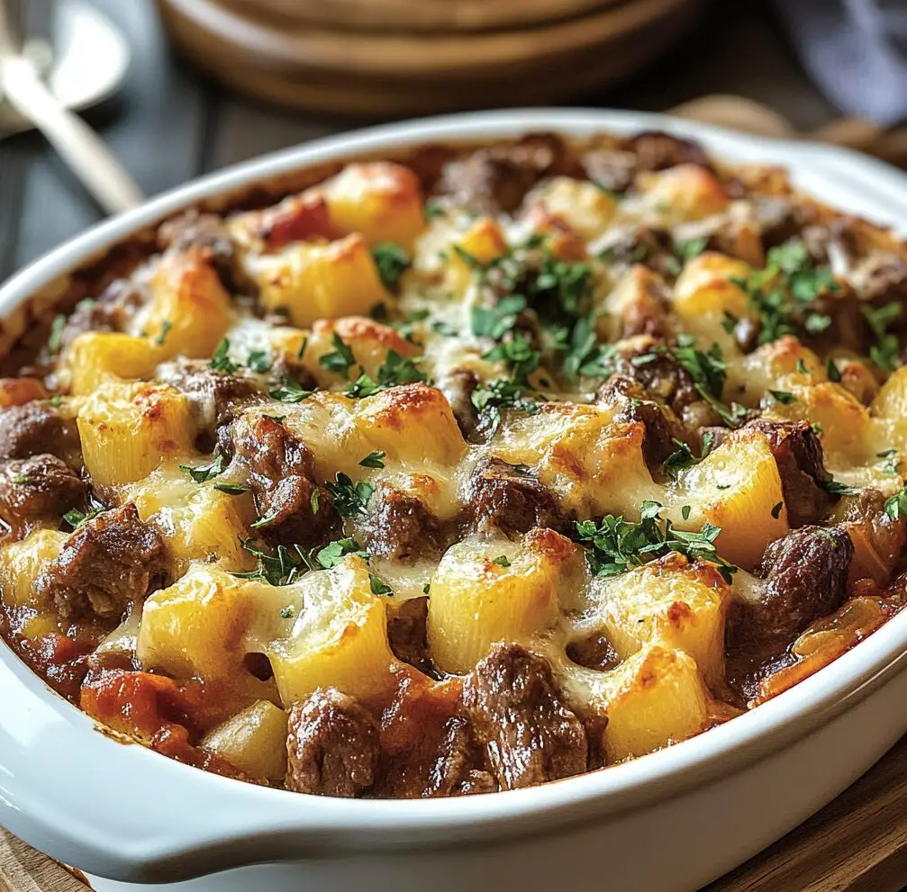 Beef Lombardi Casserole