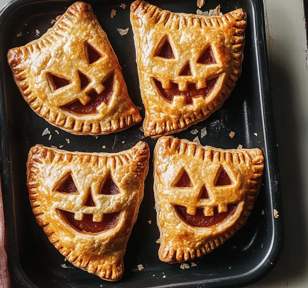Jack-O-Lantern Hand Pies
