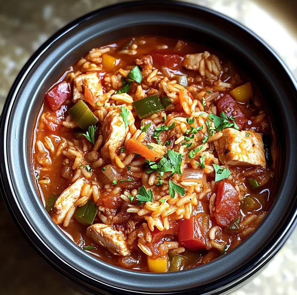 Easy Slow Cooker Jambalaya