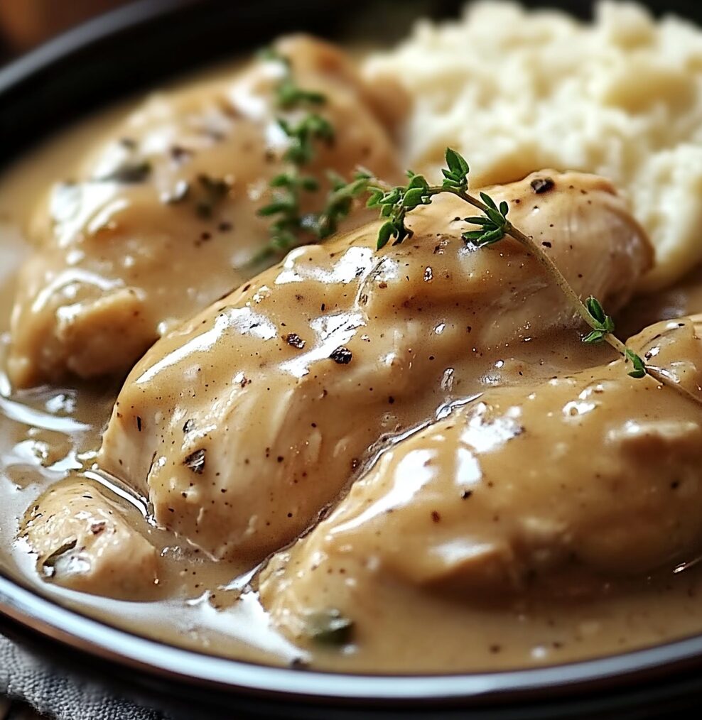 Slow Cooker Chicken and Gravy