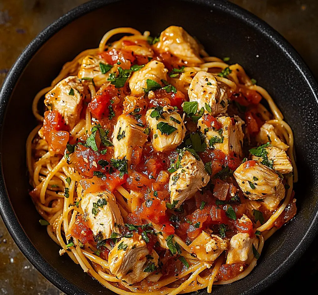 Monterey Chicken Spaghetti