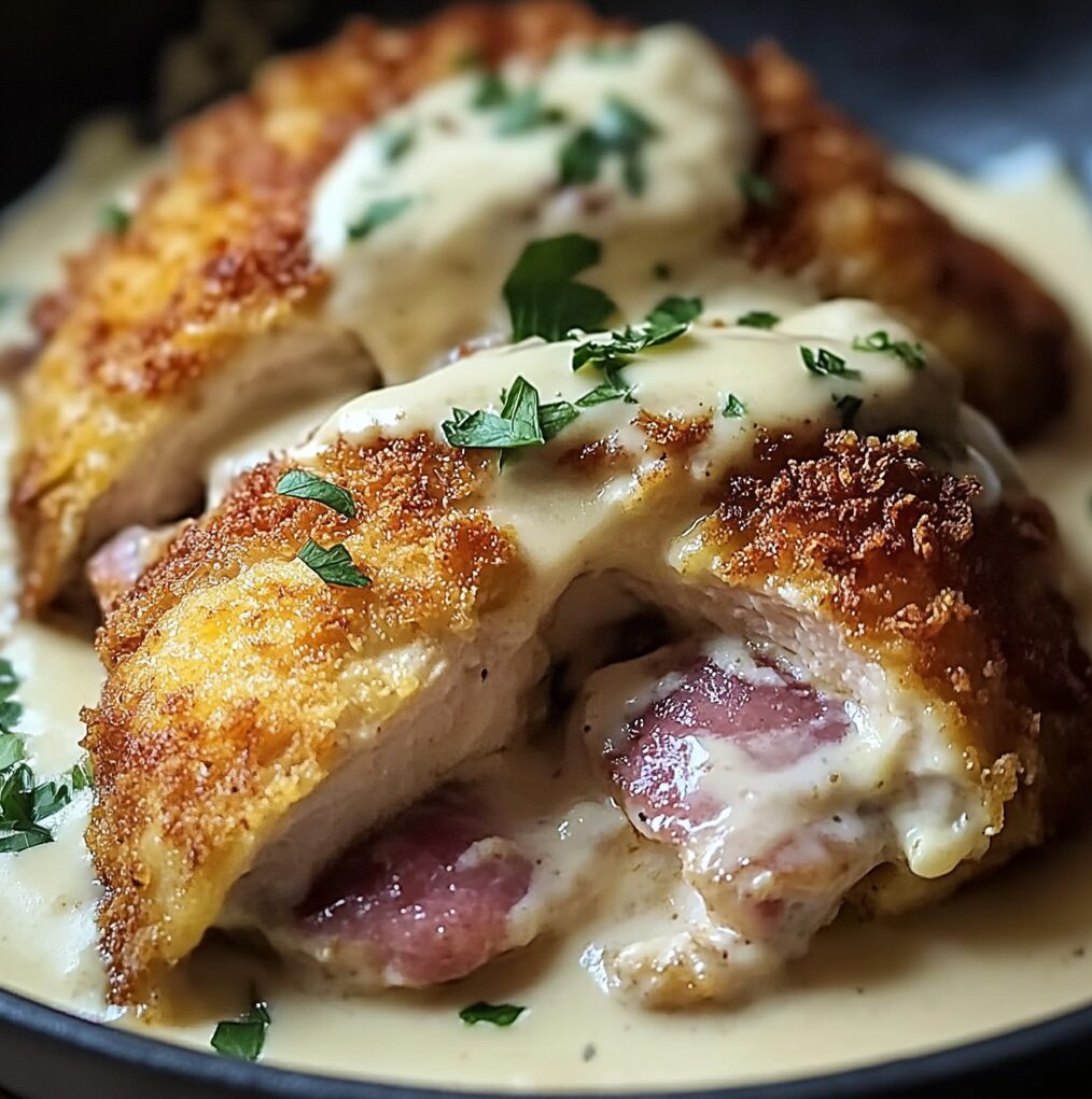 Creamy Chicken Cordon Bleu