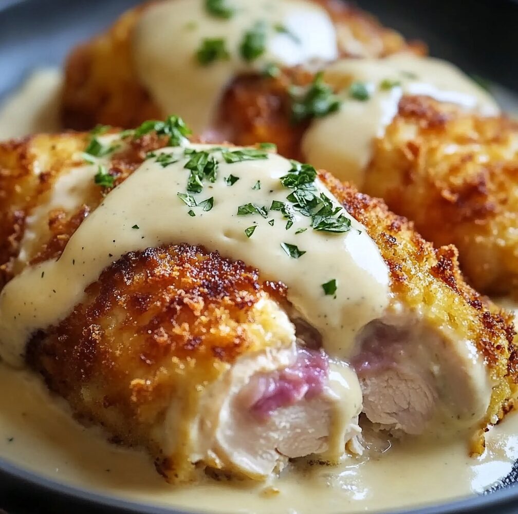 Creamy Chicken Cordon Bleu