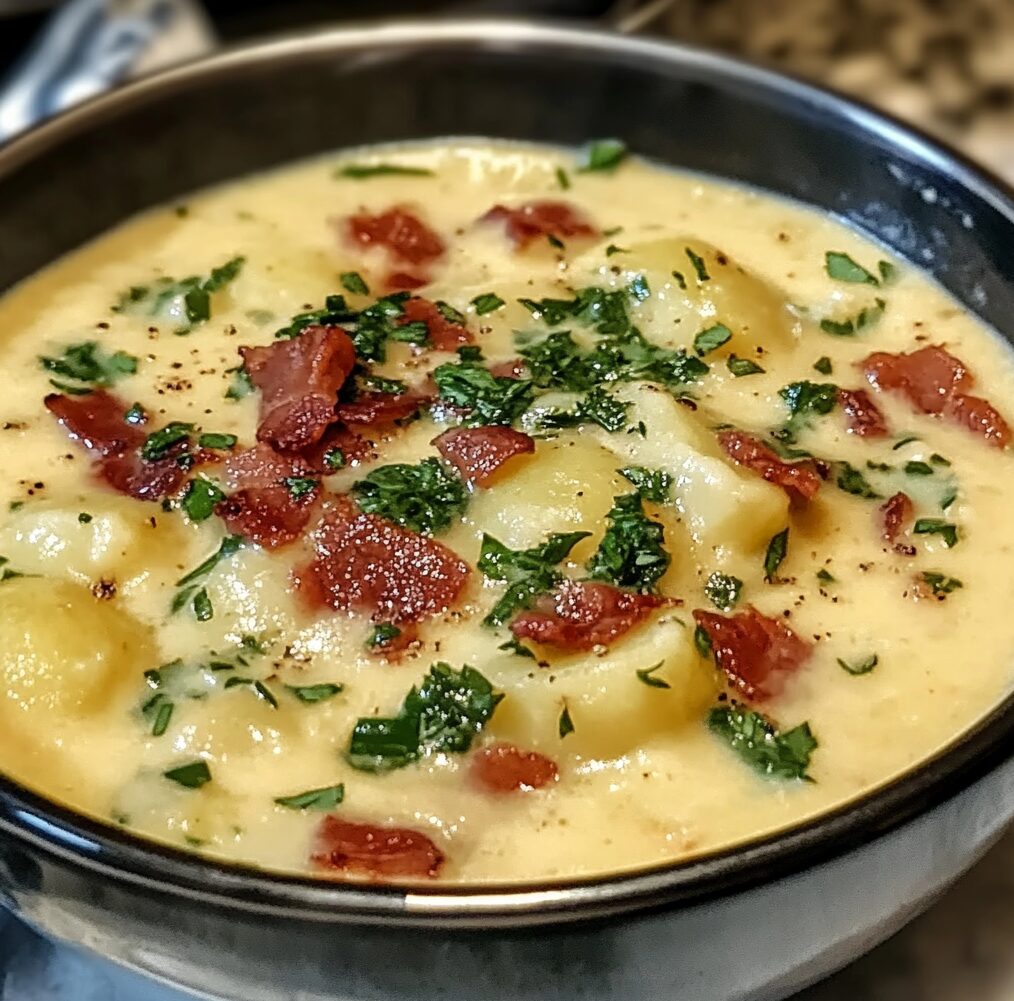 Bacon-Infused Creamy Potato Soup