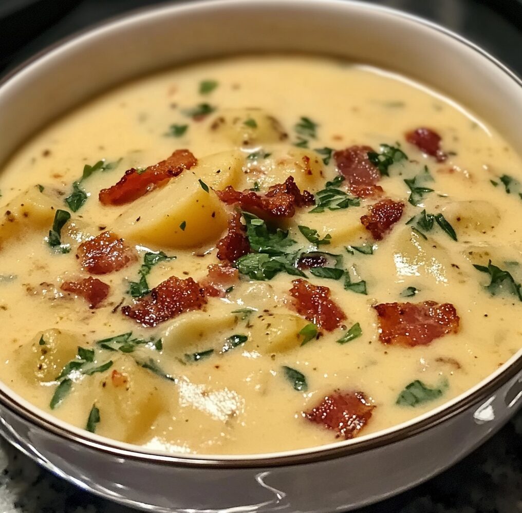 Bacon-Infused Creamy Potato Soup