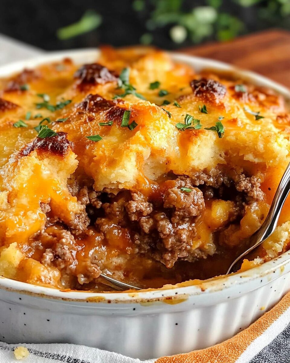 cheddar-bay-ground-beef-cobbler