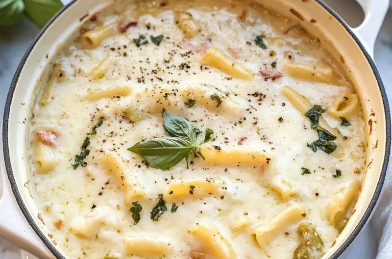 White Lasagna Soup