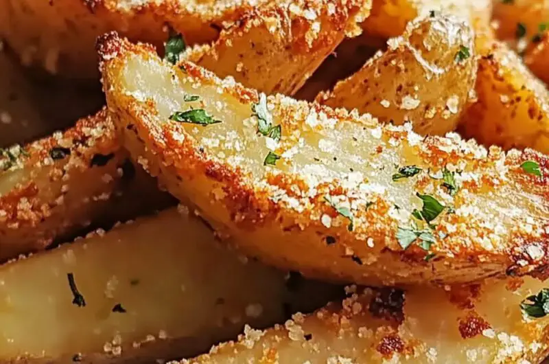 Baked Garlic Parmesan Potato Wedges