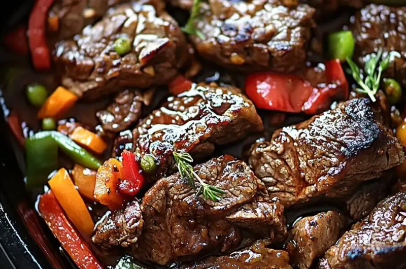 Crockpot Pepper Steak