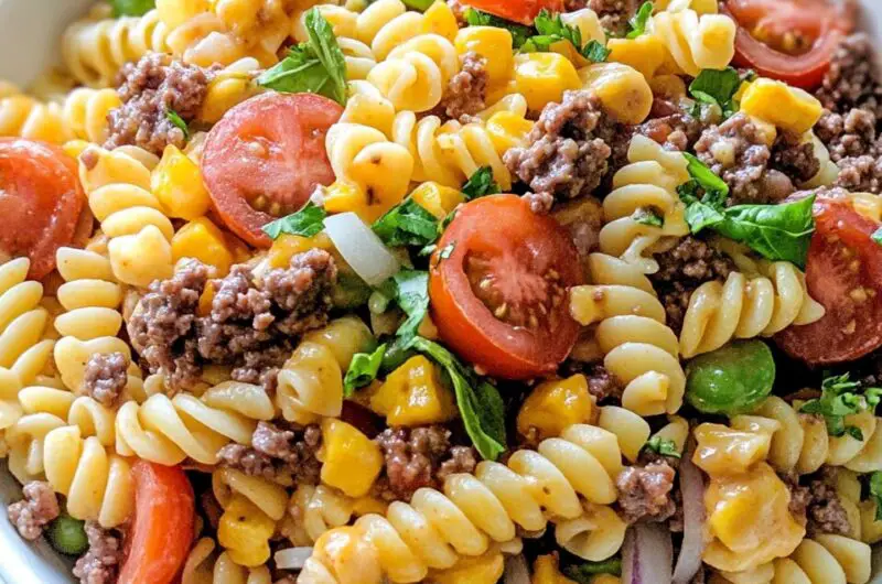 Cheeseburger Pasta Salad