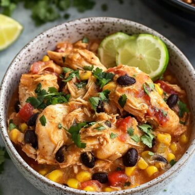 Crock Pot Fiesta Chicken