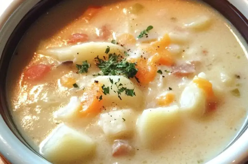 Easy Crockpot Potato Soup