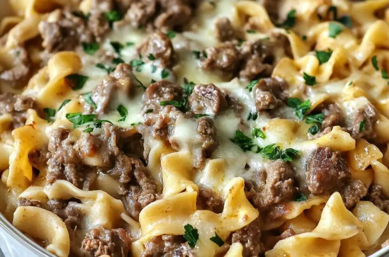 Sour Cream Beef Noodle Casserole