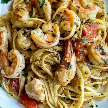 Shrimp and Chicken Scampi