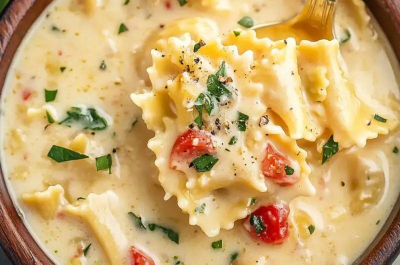 White Lasagna Soup