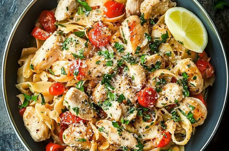 Jacked-Up Chicken Scampi