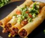 Crispy Beef Taquitos with Cheesy Filling