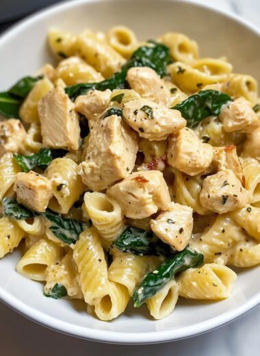 Chicken Spinach Pasta