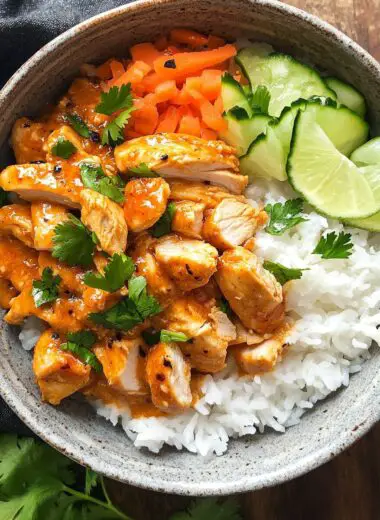 Coconut Chicken Rice Bowl