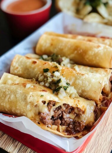 Crispy Beef Taquitos