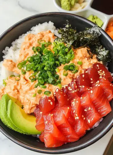 Canned Tuna Sushi Bowl