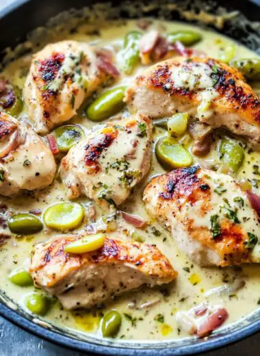 Creamy Pepperoncini Chicken Skillet