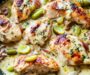 Creamy Pepperoncini Chicken Skillet