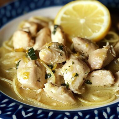 Garlic Butter Chicken Scampi with Lemon