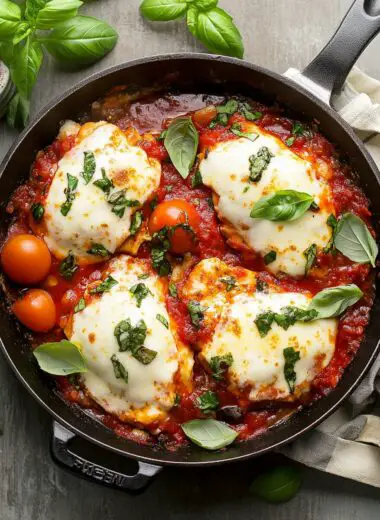 Mozzarella Chicken Skillet