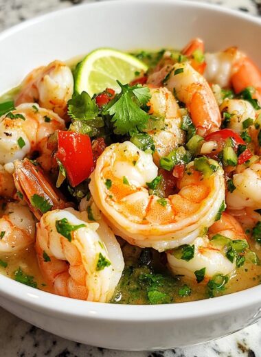 Shrimps in Culichi Salsa