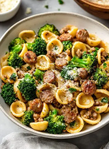 Orecchiette with Sausage and Broccoli