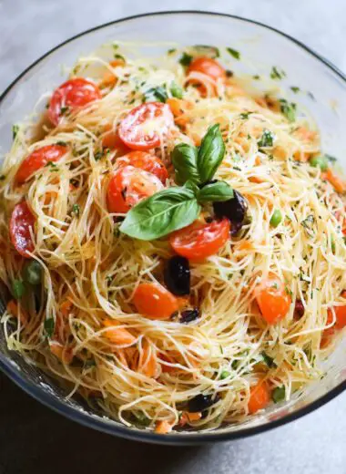 Angel Hair Pasta Salad