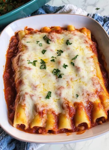 Cheese-Stuffed Manicotti