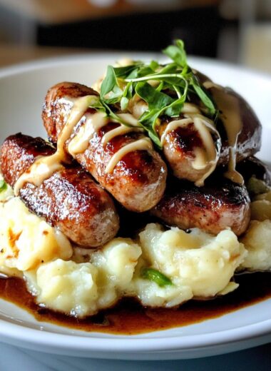 Irish Bangers and Colcannon
