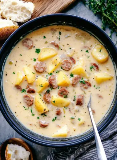 Slow Cooker Creamy Sausage and Potato Soup