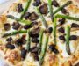 Asparagus Morel Pizza
