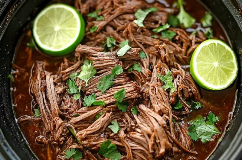 Slow Cooker Barbacoa Beef