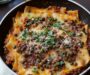 Smoky Skillet Lasagna with Bacony Lentils