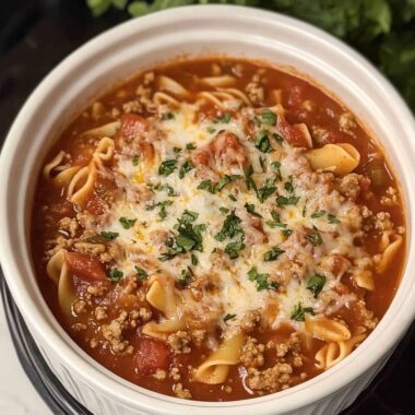 Gluten-Free Crock Pot Lasagna Soup