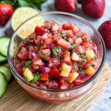 Strawberry Rhubarb Salsa